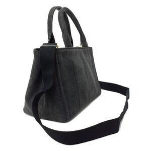 Prada Bag Denim Canapa Handbag